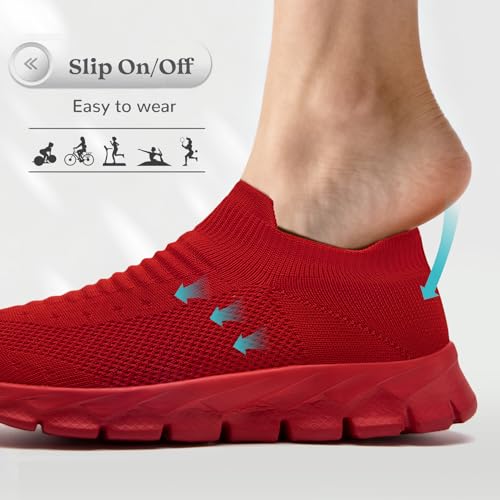Image of Running Shoes for Men Womens Walking Tennis Gym Sneakers Slip On Comfortable Lightweight Athletic Workout Fashion Sports Shoes
