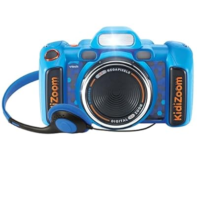 VTech - Kidizoom Duo FX Azul  Cámara de Fotos Infantil  Selfies  Vídeo  Pantalla a Color  Estudio de cómic  Filtros y Efectos Divertidos  Regalo para niños de 4 a 12 años  Contenido en español