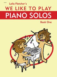 Paperback We Like to Play Piano Solos, Book 1 (Fletcher) Book