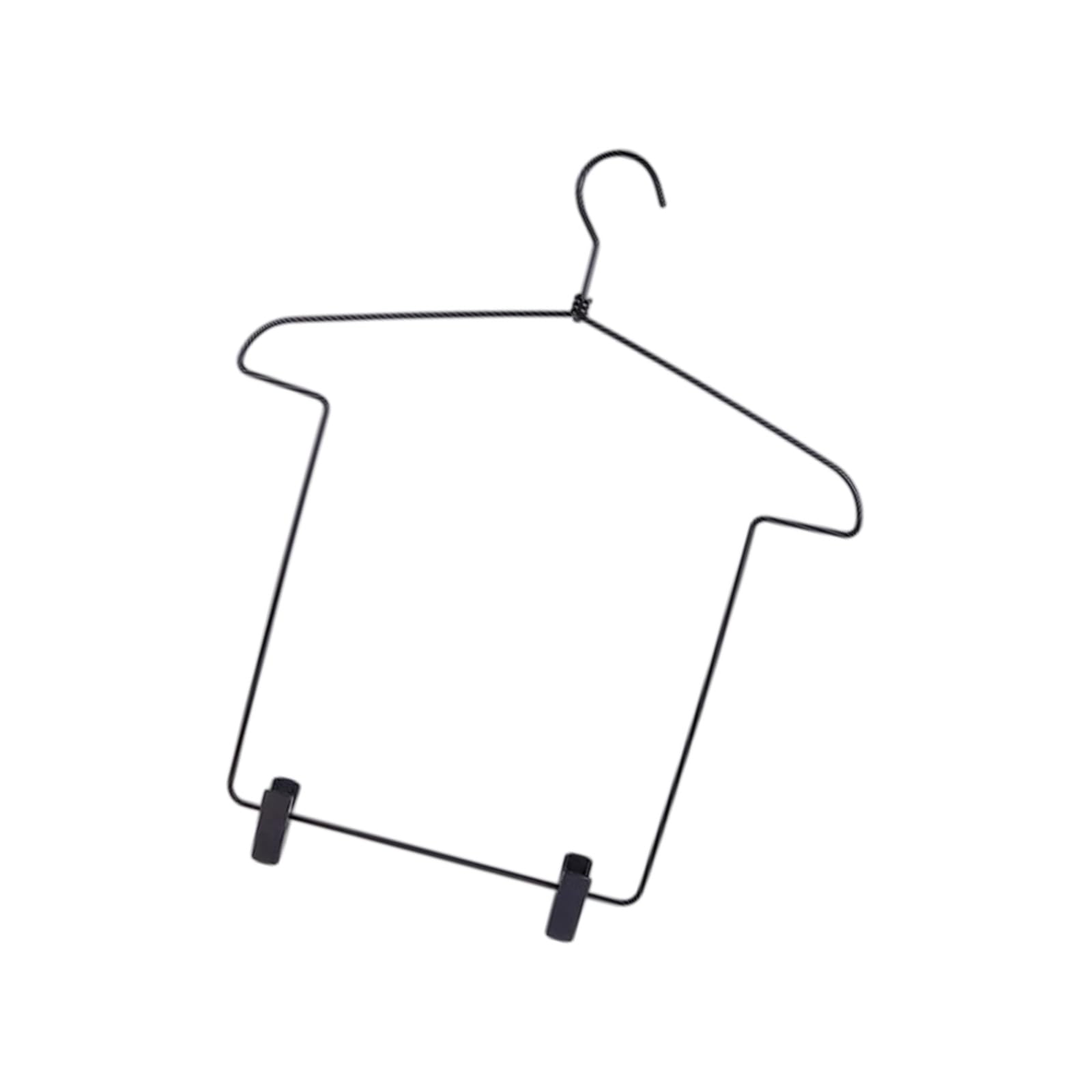 TFAOYS Multi Functional Wardrobes Hanger Set with Garment Clips Coat Rack Metal Construction Clothes Storage Solution Home Clothes Hanger Pants Clip Set