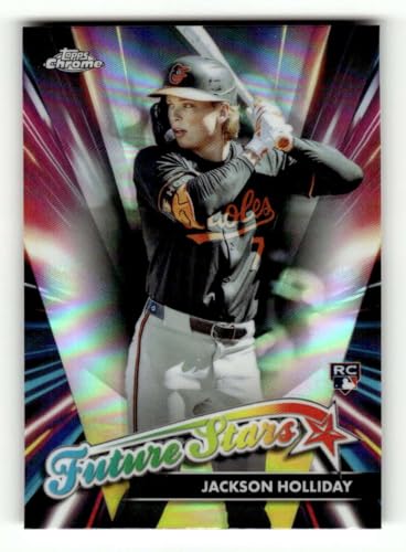 2024 Topps Chrome Update Future Stars #FSU-15 Jackson Holliday RC Rookie Baltimore Orioles MLB Baseball Trading Card