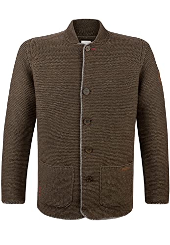 Chaqueta de punto de hombre gris claro para salidas casuales y eventos