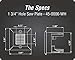 DATA COMM Hole Saw Brush Wall Plate-2x2 In Wall Cable Management Plate To Hide Low Voltage Cables-Low Profile Recessed Cable Plate For Cable Pass Through Wall Plate–Hide TV Wires Behind the Wall-White