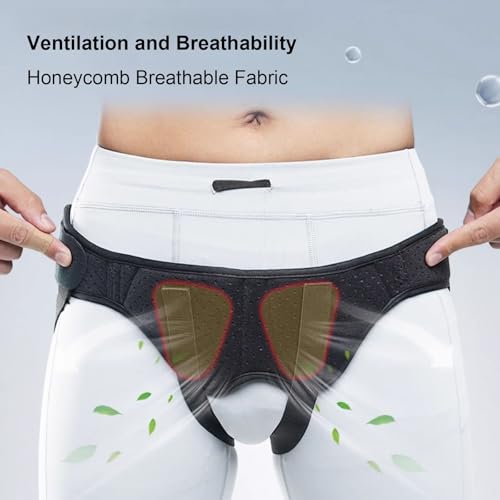 Faja para Hernia Ajustable con Almohadillas de Compresión miniatura 6