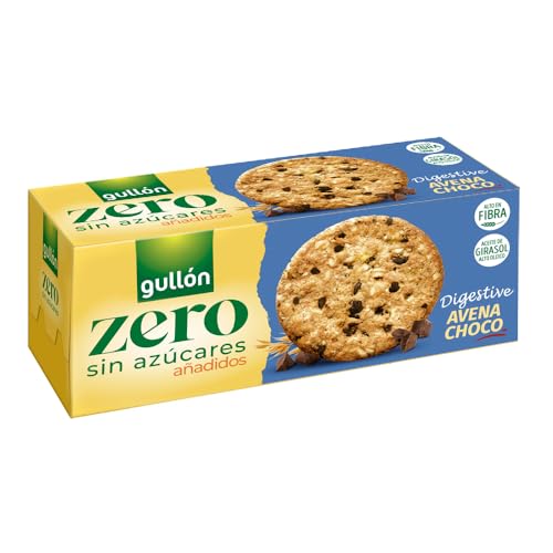 Digestive Avena Choco Galletas Gullón Zero Sin Azúcares 255g
