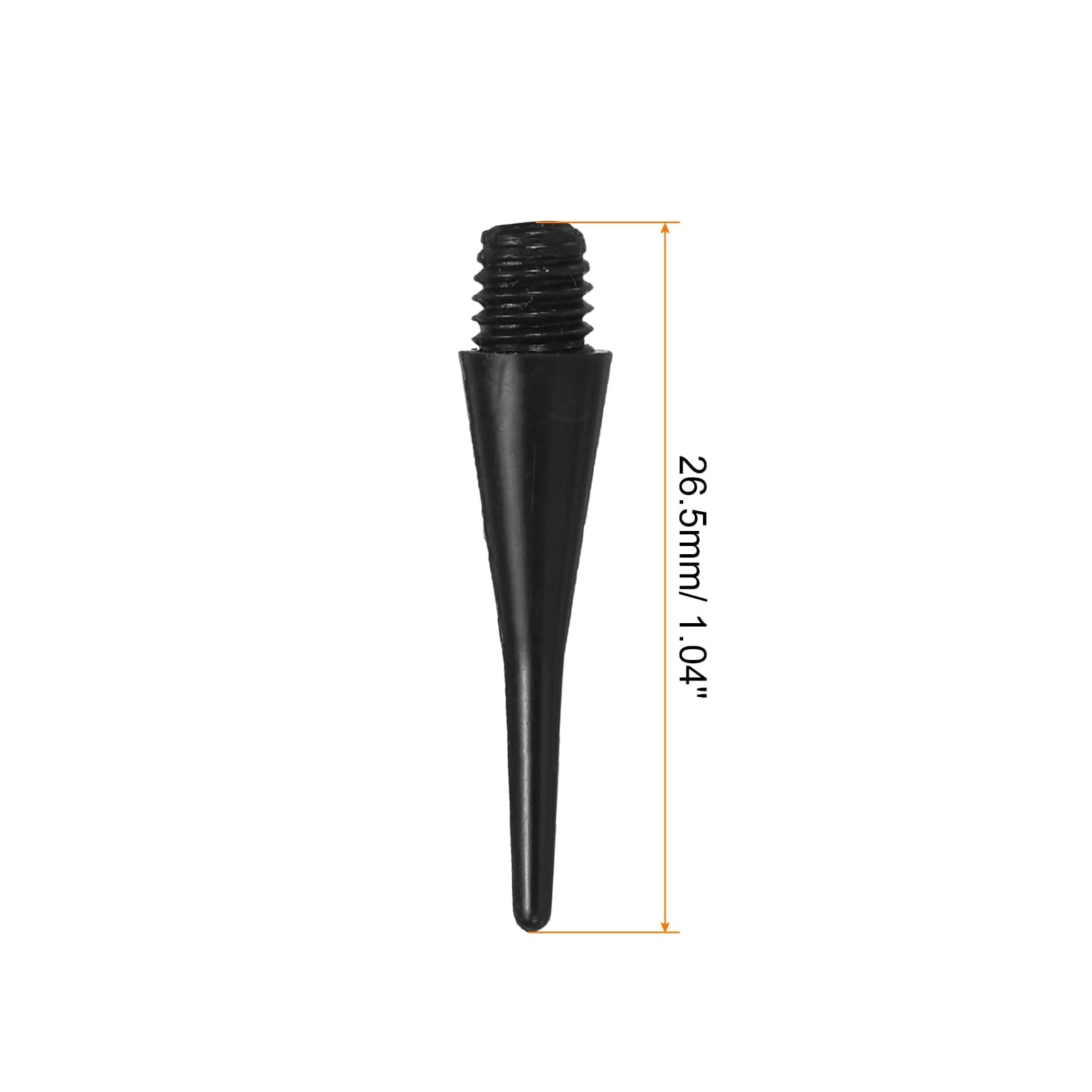 Wenrescry 200 piezas de puntas de dardos de plástico, puntas de dardos blandos con rosca 2BA, puntas de repuesto duraderas para dardos blandos, fáciles de intercambiar, accesorios de dardos para