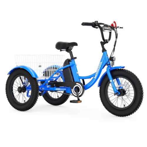 MOONCOOL Youth Electric Tricycle, 16 Inch 250W E-Trike, for Ages 6-12 image 7