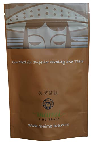 Meimei Fine Teas 2022 Pre-Ming Long Jing Dragon Well Green Tea - Chinese Loose Leaf Tea True Origin - Organically Grown - High Antioxidants High Mountain, Fragrant And Sweet (50G/1.76Oz) #TOP2