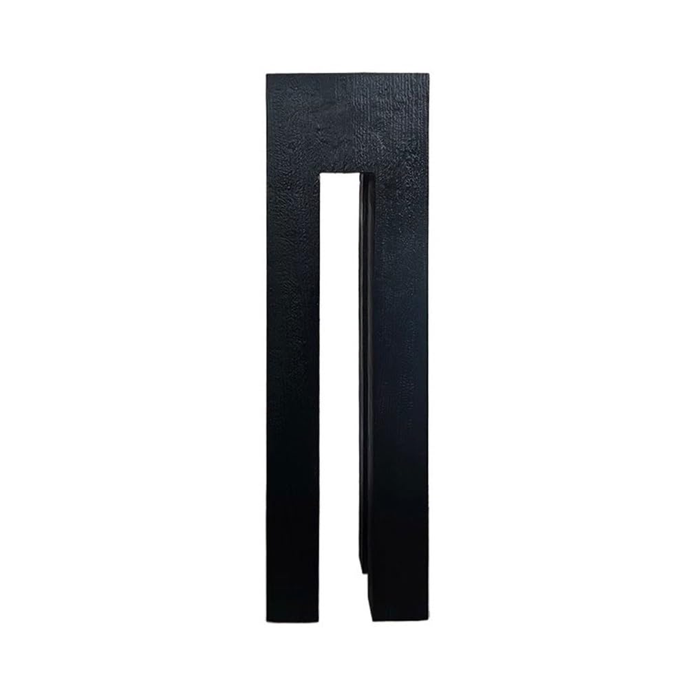 Hhmmei2024-23 Bonsai Rack Geometric Wooden Pier Bonsai Rack, Living Room Chinese Ornament Carbonised Stump Bonsai base(Small)