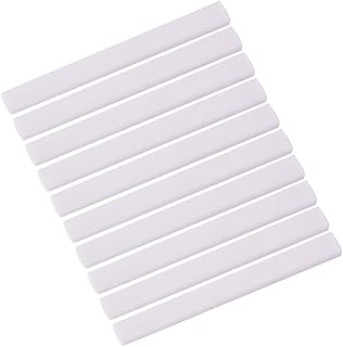 ciciTree 10pcs White Guitar Blank Bone Saddles Nut Bridge Luthier DIY 80x9x3mm