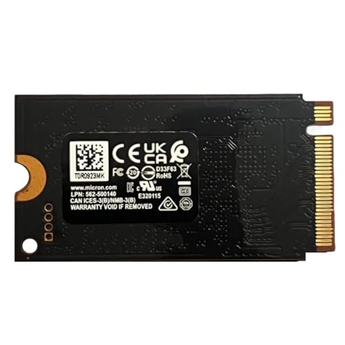 Image of 512GB OEM SSD Micron [Model No. - 2500, Form Factor - 2242, Gen - 4x4, Interface - PCIe Lane, Key - M-Key, Type - M.2 NVME SSD] | 365 Days Replacement Warranty