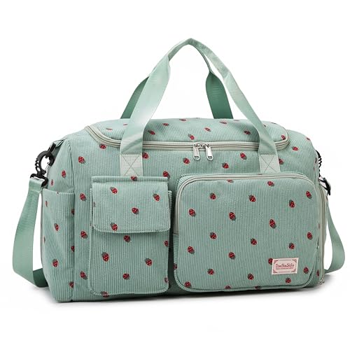 Small Gym Bags for Women, Travel Duffle Bag with Shoes Compartment, 4 in 1 Carry on Weekender Overnight Bag with Dry Wet Separated Pocket, Sport Gym Tote Bag for Yoga, Dance, Swimming, Workout, Ballet