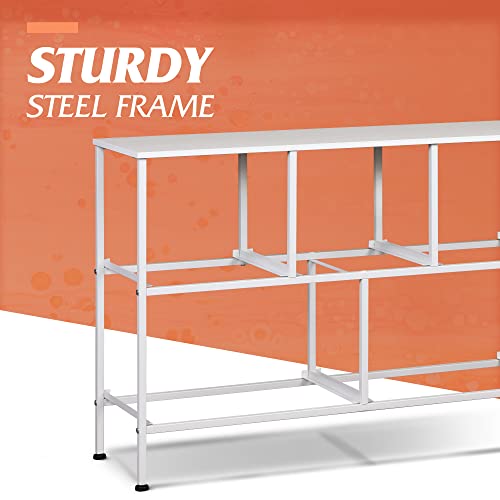 Wlive Dresser With 5 Drawers, Dressers For Bedroom, Fabric Storage Tower, Hallway, Entryway, Closets, Sturdy Steel Frame, Wood Top, Easy Pull Handle (White) #TOP7