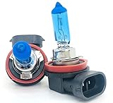 Lampenart: H8 INION 2x Stück H8 PGJ19-1 35W 12V Halogen Lampen Blue Vision Optik Faltschachtel (H8)