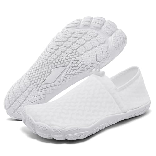 Racqua Women Men Water Shoes Slip-On Barefoot Beach Shoes Outdoor Breathable Sneakers