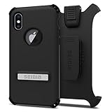 Seidio DILEX Case and Holster COMBO for the Apple iPhone X (Black/Black)
