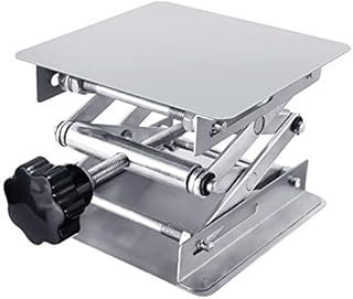 Lab Jack stół laboratoryjny ze stali nierdzewnej 100 x 100 mm stojak nożycowy do laboratorium do eksperymentu naukowego