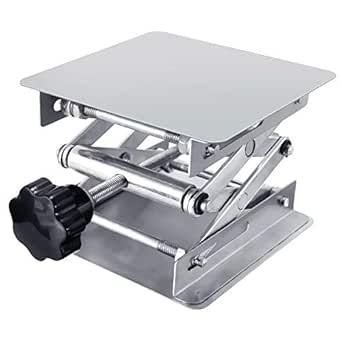 Piattaforma Sollevabile Acciaio Inox 100x100mm - Per Laboratori - Foto 7