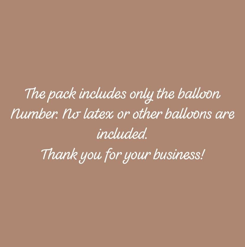 Miniatura 4 de Globo gigante de 40 pulgadas con número de color chocolate para helio o aire, globos autosellables para aniversario, decoración de fiesta de