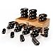 Master Massage 28-Piece Hot Stone Set – Basalt Rocks for Professional & Home Spa Therapy, Healing & Pain Relief