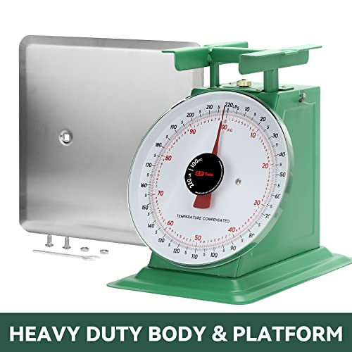 image for Tada 220lbs Heavy Duty Mechanical Kitchen and Food Scale Industrial Sc