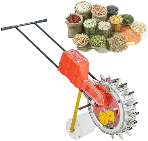 Dfdieratve Strumento per Seminatrice Manuale, Seminatrice da Giardino, Seminatrice Precisa per Seminatrice a File, Seminatrice a Spinta Manuale per Mais, Soia
