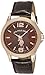 U.S. Polo Assn. Classic Men's USC50201 Rose Gold-Tone Watch with Brown Faux-Leather Band