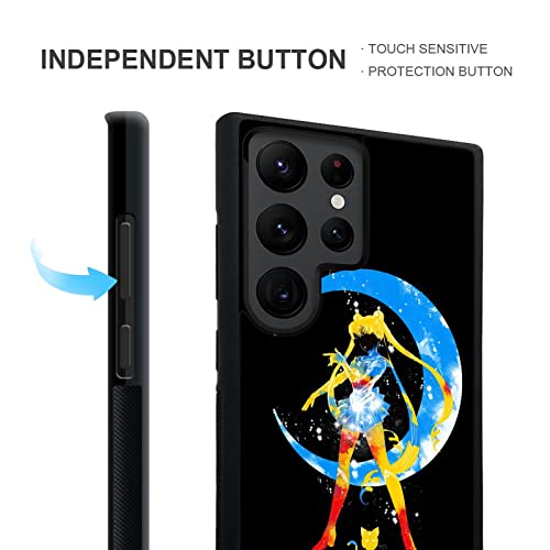 Goodsprout Compatible With Samsung Galaxy S22 Ultra Case With Colorful Moon Beauty Pattern Design Plastic Samsung Galaxy Samsung Galaxy S22 Ultra(6.8 Inch) #TOP3