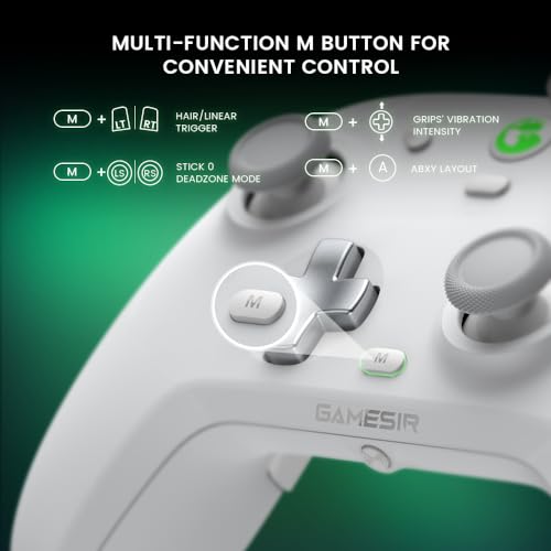 Mando inalámbrico Switch para jugar en PC y Android GameSir T4 Cyclone Pro 6