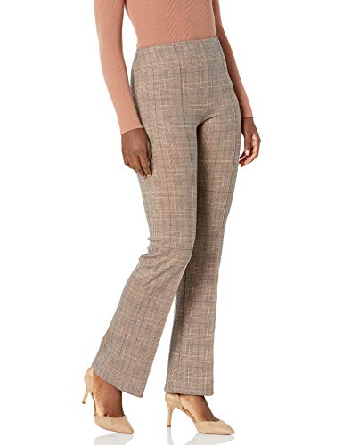 Lyssé Women's Misses Elysse Pant Neoprene, Soft Plaid, M