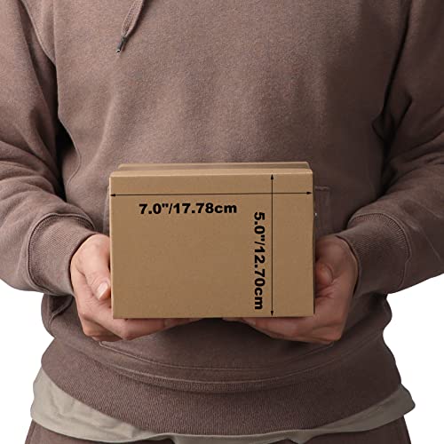 Edenseelake 40 Pack 7x5x5 inches Shipping Boxes Small Cardboard Boxes, Brown - Thumbnail 6