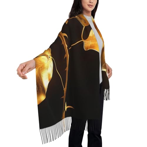 Écharpe douce à pompons le cadeau idéal de 71x190 cm écharpe chaude imprimée noire