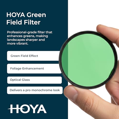 Filtro de vidrio 77 mm verde Hoya para objetivos fotográficos 2