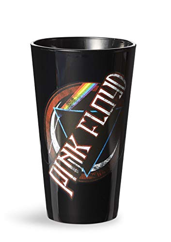 JUST FUNKY OFFICIAL Pink Floyd 'Dark Side of the Moon' PREMIUM Pint/Beer Glass - Novelty Drinking Glasses Kids/Adults Gifts Toys (16oz)