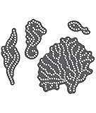 Rhinestone Genie Plantilla magnética de diamantes de imitación, flexible, color negro