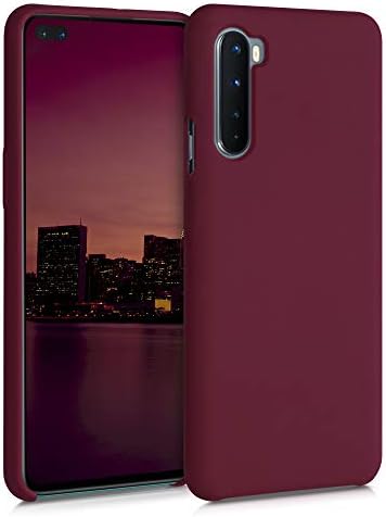 kwmobile Case Compatible with OnePlus Nord Case - TPU Silicone Phone Cover with Soft Finish - Gray Green