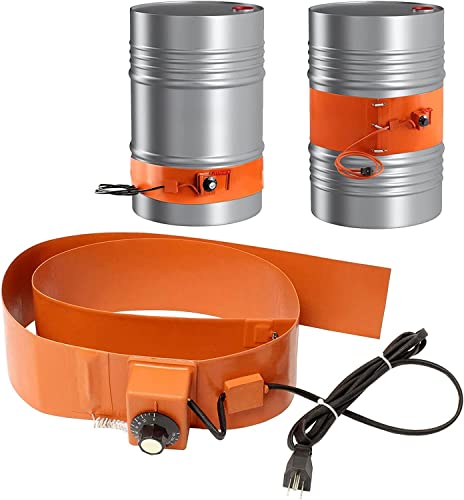 Calentador de tambor de caucho de silicona para bidón de aceite industrial