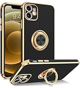 BENTOBEN Compatible with iPhone 12 Mini Case with 360&deg; Ring Holder, Shockproof Kickstand Support ...