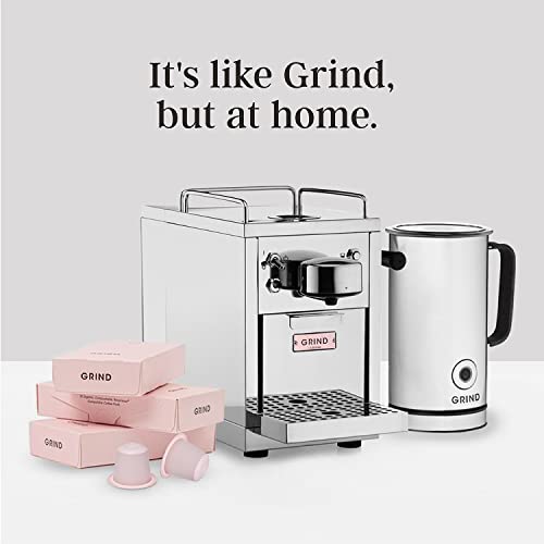 Grind One - Milchaufschäumer + 60 Kapseln - Espressomaschine kompatibel mit Nespresso Original Kapseln - Single Serve… – Bild 8