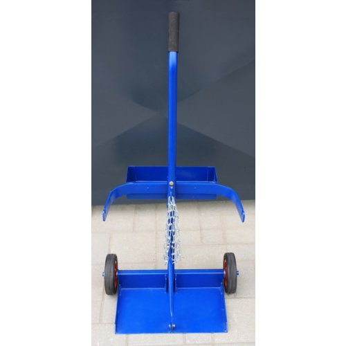 Transportwagen für 2 x10 Liter technische Gasflaschen, zerlegbar blau