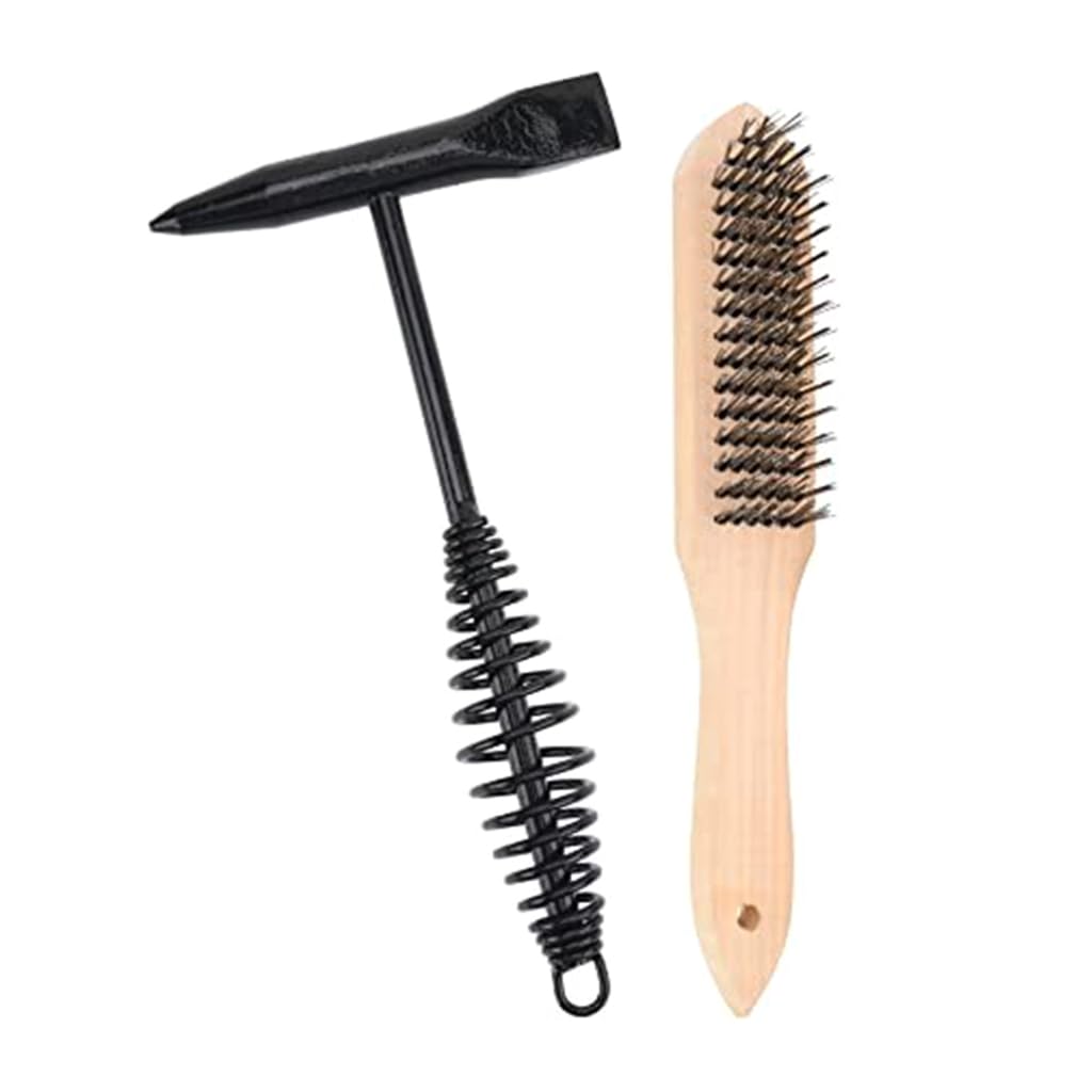 Brosse en fil d'acier pour résidus de soudure sans fatigue musculaire