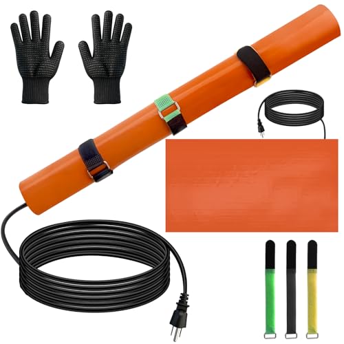 PVC Heating Blanket for Bending Pipes 1/2 to 1 1/2 PVC Conduit Bender 3 Minutes of Heating Easy Bending Newly Added Overheat Protection High-Quality Silicone Material Longer Service Life 120V/200W