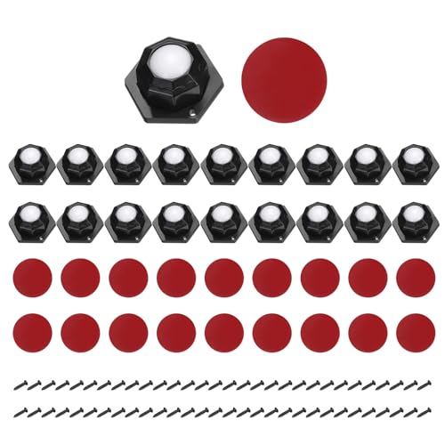 uxcell ȔSLX^[zC[ 20 360x] ~jLX^[][[ Sv[[ Ƌ[ S~p (ubN, iC[O{[1)