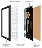 Panoramic Size Photo Frames - Oak, 22x16 inch - Art Print & Poster Frames for Home Decor - Portrait and Horizontal Wall & Tabletop Hanging - Image 5