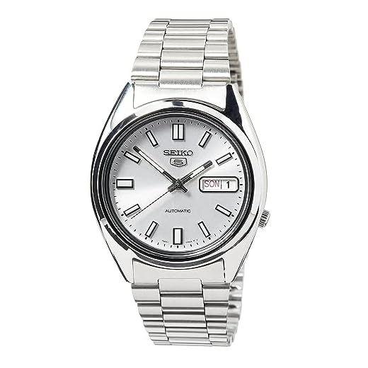 Seiko Orologio Analogico Automatico Uomo con Cinturino in Acciaio Inox SNXS73