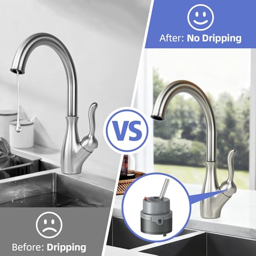 Image of RP50587 Valve Cartridge Compatible with Delta Single Handle Kitchen and Lavatory Faucets, Works with 36mm DIAMOND Seal Technology Models