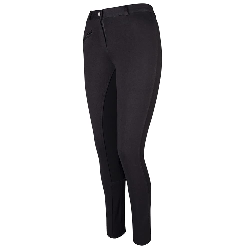 Pfiff 101197 Kinder Reithose Vollbesatz Vollbesatzreithose Schwarz, 170