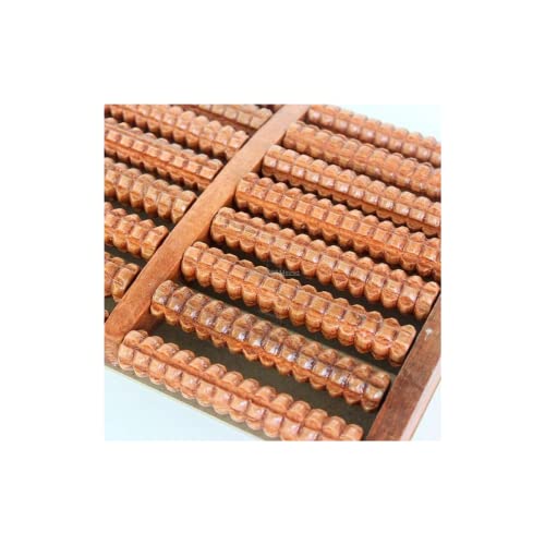 Kit Massageador De Pescoço Corpo Costas Pés De Madeira 3 Peças