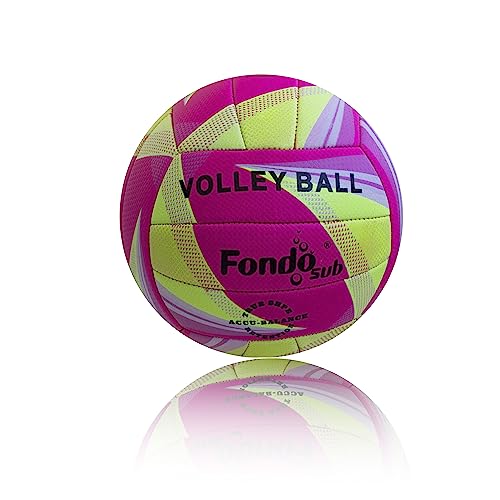 fondosub Balón Volley Ball, Pelota Voleibol Playa Cuero sintético Medida Oficial diseño Game