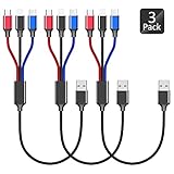 mehrfachsteckdose brandgefahr 【Weitgehend kompatibel mit Geräten】: Weit verbreitet in IP-Schnittstelle, Mikro-Schnittstelle und Typ-C-Schnittstelle der meisten Geräte. Kompatibel mit Phone 7/7 Plues, Samsung Galaxy S8/S8 Plus, Kopfhörer, Kamera, Macbok Pro, Nexu 6P, Tablet und den meisten Android-Geräten.